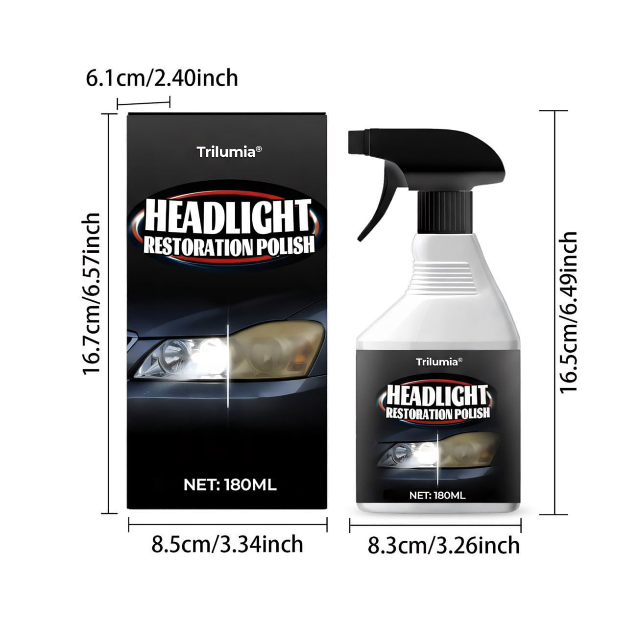 Trilumia Headlight Restoration Polish 🎉SPECIAL OFFER: 60% OFF TODAY🔥