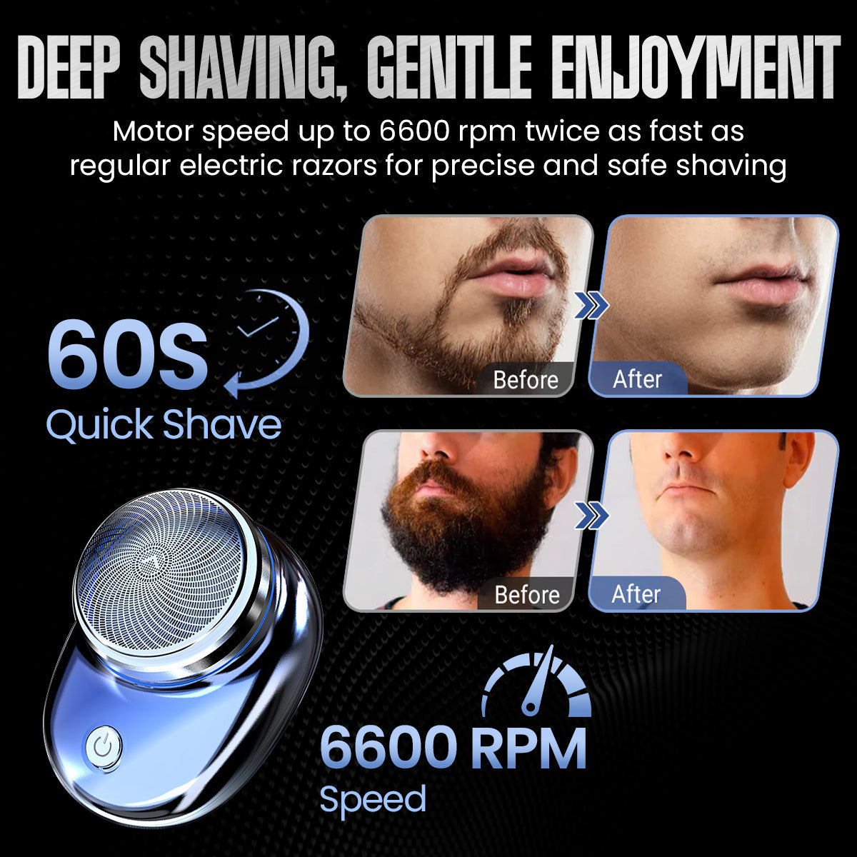 ⏰LIMITED TIME OFFER: 80% OFF🔥 TLOPA® Mini-Shave Portable Electric Shaver